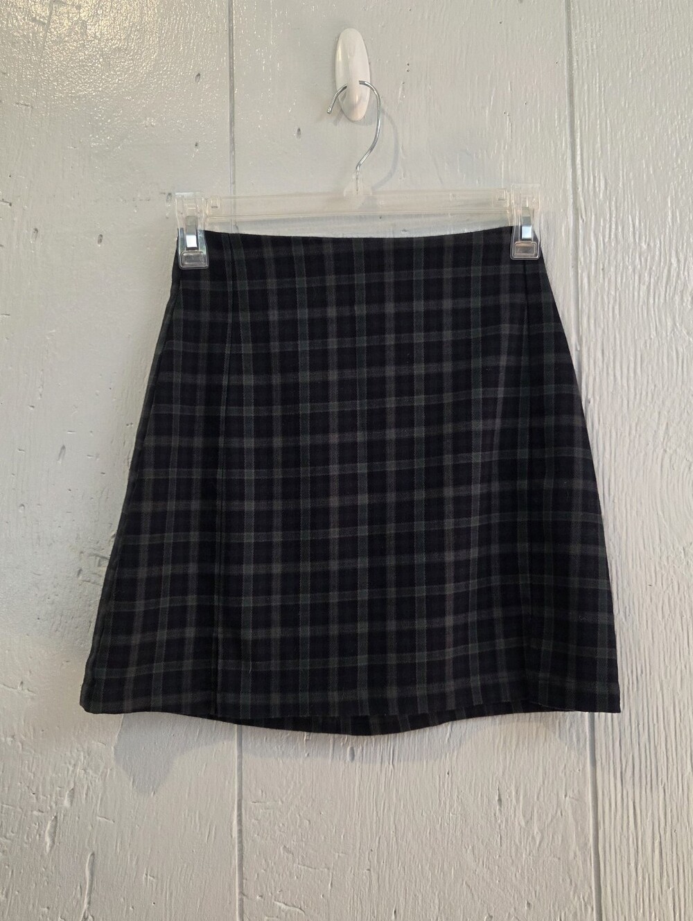 John Galt Plaid A-Line Mini Skirt - Picture 2 of 13